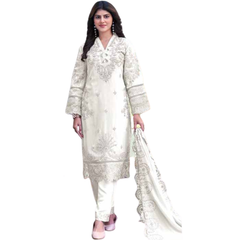 Designer Fox Georgette Embroidered Salwar Suit Set with Dupatta – Luxury Festive Ethnic Wear for Women