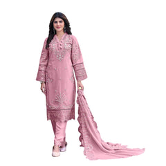 Designer Fox Georgette Embroidered Salwar Suit Set with Dupatta – Luxury Festive Ethnic Wear for Women